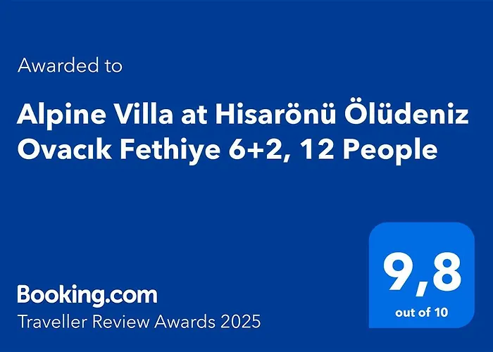 Βίλα Alpine At Hisaroenue Oeluedeniz Ovacik 6+2, 12 People